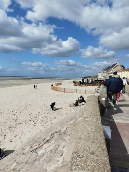 Studio Cabine Avec Terrasse Fort-Mahon-Plage Eksteriør bilde